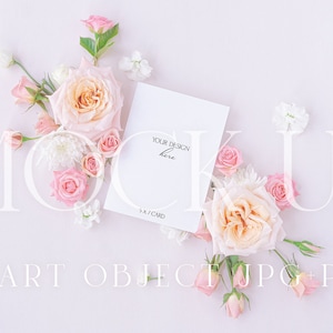 Floral Mockup Bundle | Smart objects Wedding Invitation Suite Designs {Tenderness 3}