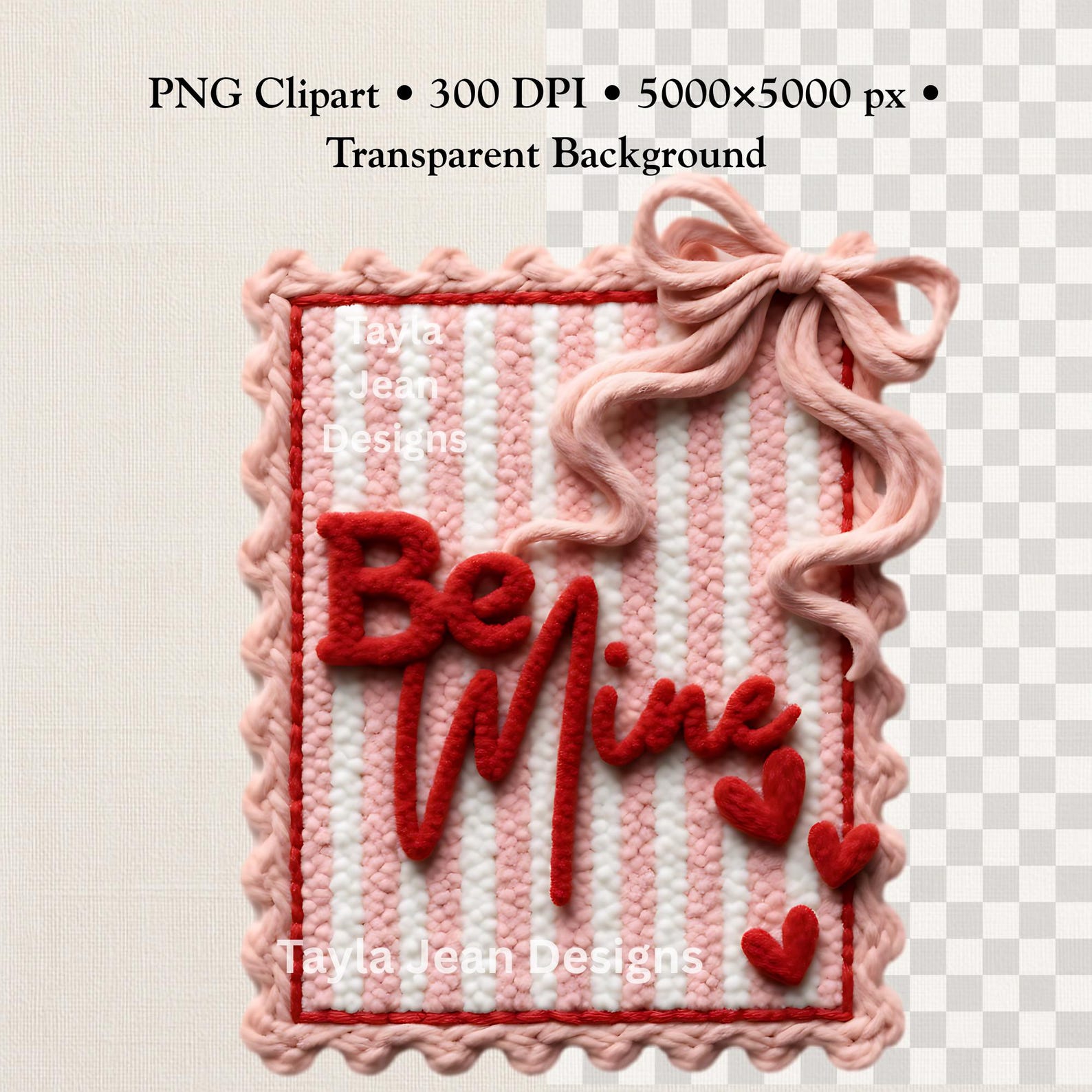 Be Mine Faux Yarn PNG, Valentine Day Heart Png, Valentine Png ...