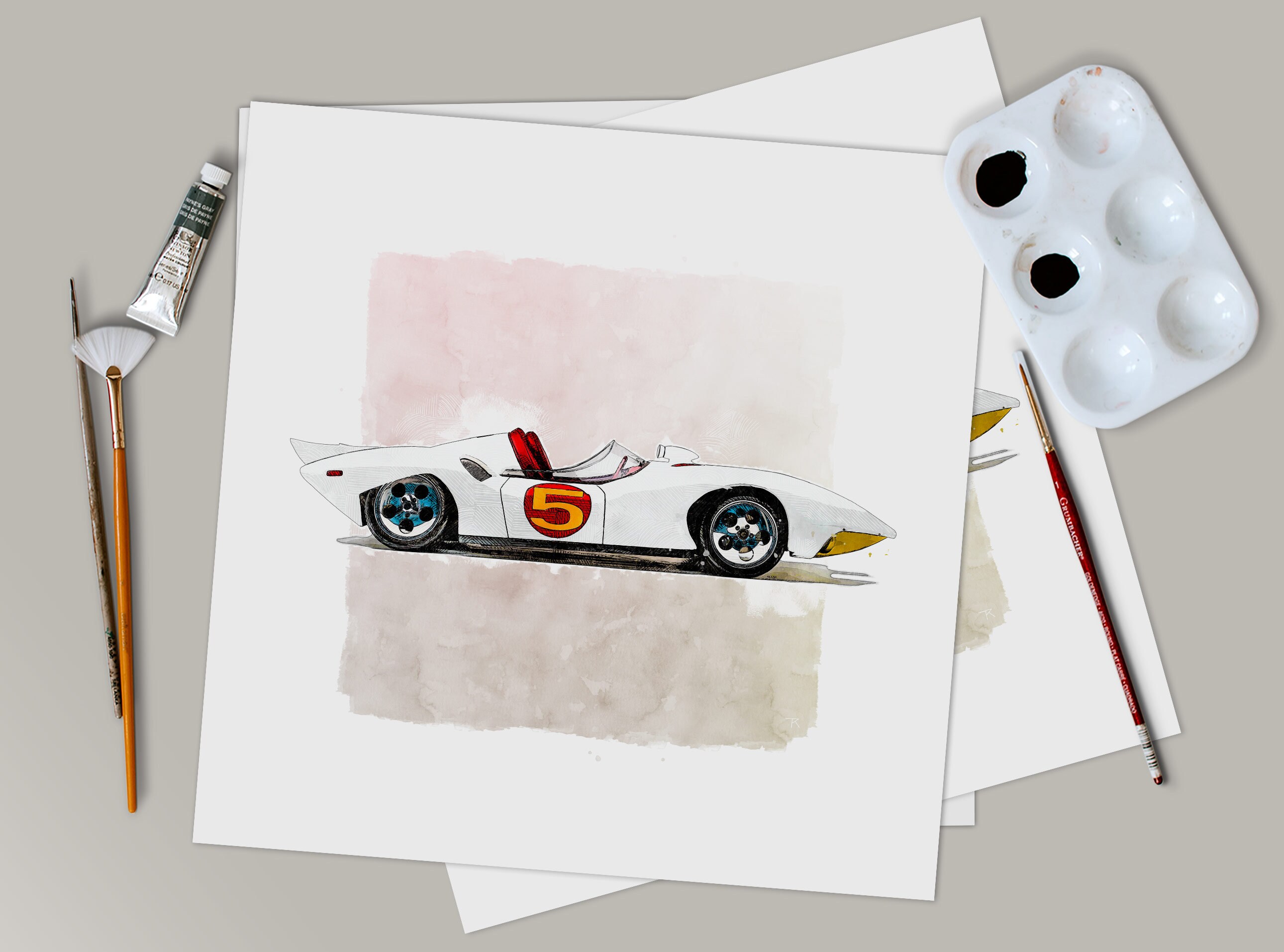 SPEED RACER MACH 5 SKETCH