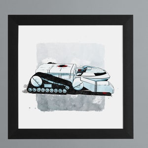 ThunderCats ThunderTank Framed Watercolor Print