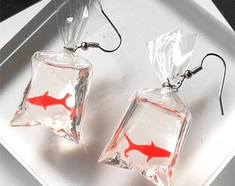 Pendientes De Cola De Pez De Belleza De Diseño 1pair De Vela Pendientes De Cola De Pez De Belleza De Diseño 1pair De Vela
