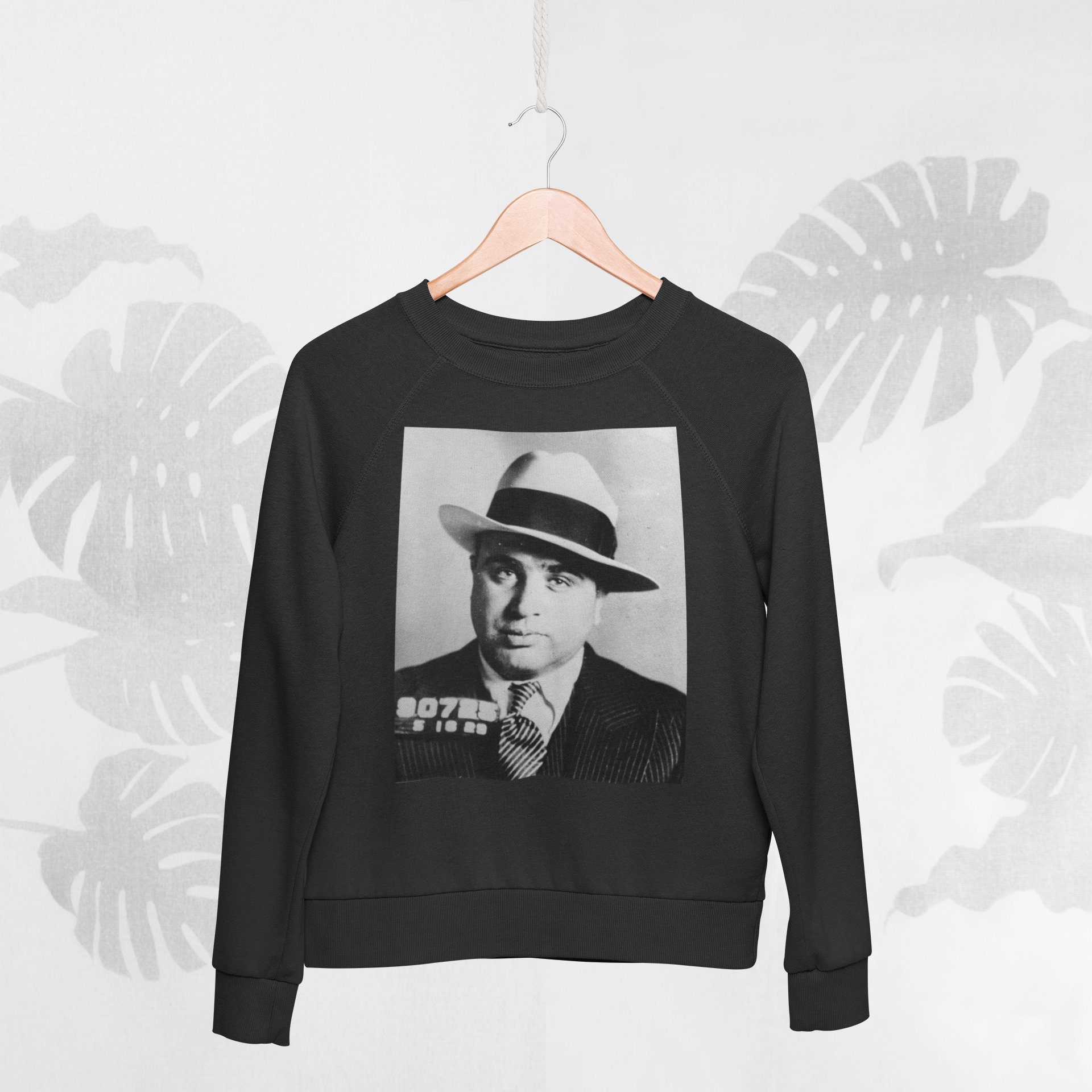 Al Capone Mugshot Sweatshirt Mob Mafia Alphonse Gabriel Capone Gift4fan ...