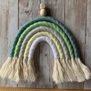 Macrame Rainbow Wall Hanging