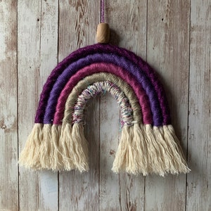 Macrame Rainbow Wall Hanging