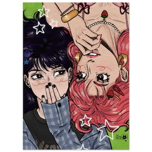 She wasn't a guy print - Classic Semi-Glossy Paper Poster 13x18 cm / 5x7″