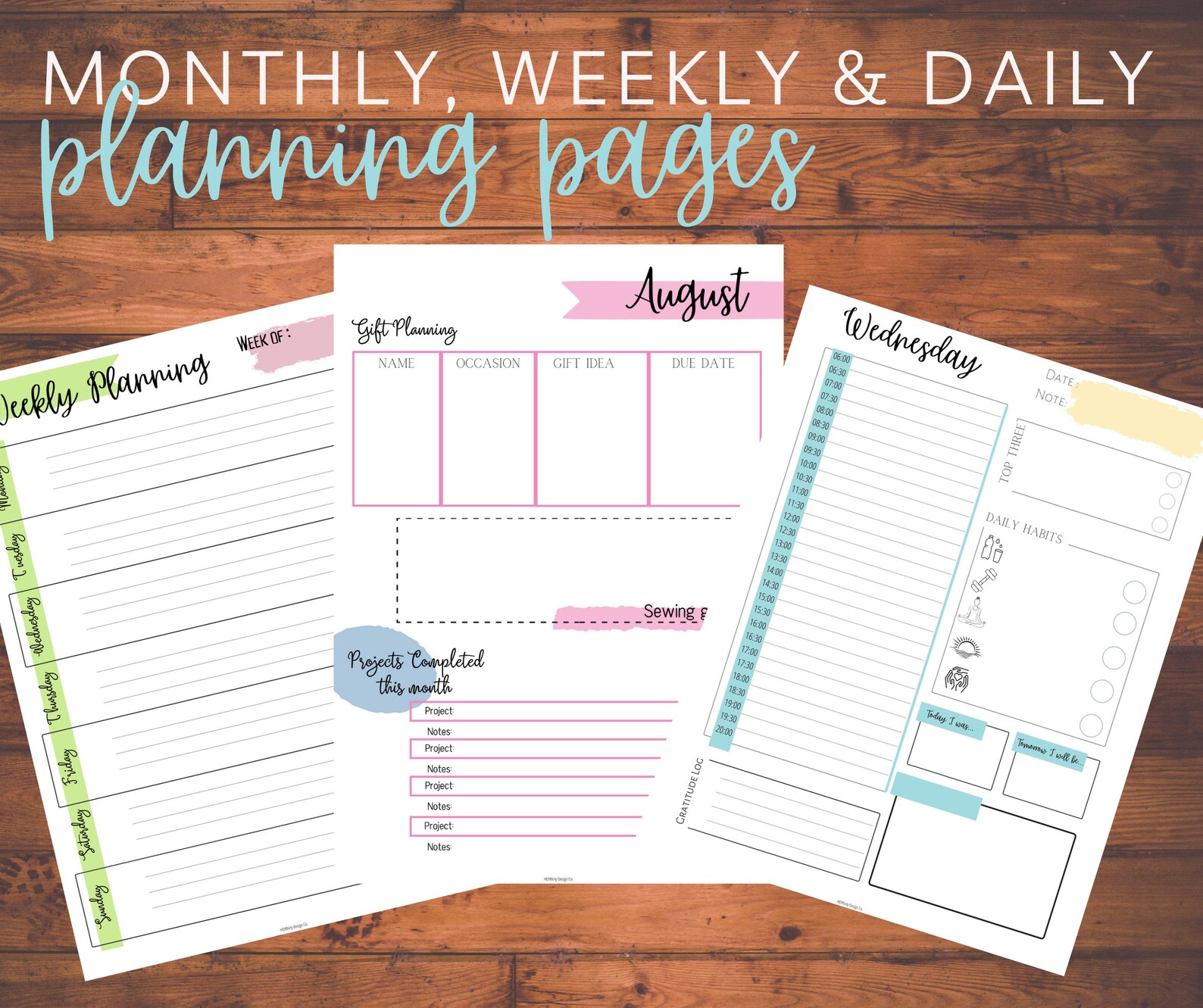 Printable PDF Sewing Planner - Etsy