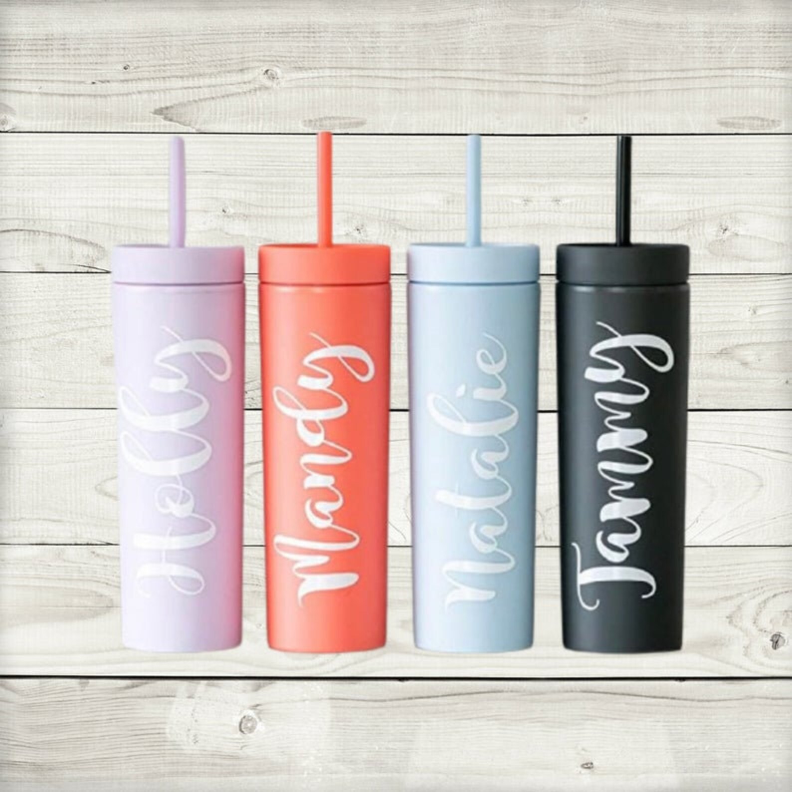 Custom skinny matte tumblers Etsy
