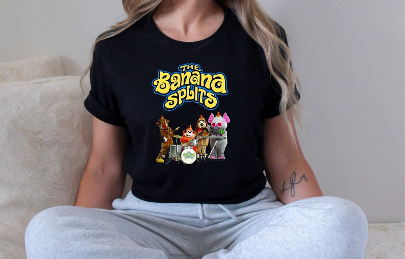 The Banana Splits Shirt Funny Cartoon Meme Vintage T-shirt - Etsy