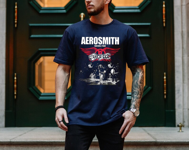 Aerosmith 2023 2024 Peace Out Farewell Tour Shirt Aerosmith Etsy Canada
