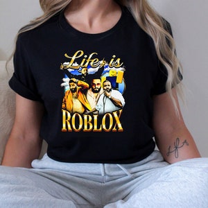 A vida é Roblox-Unisex DJ Khaled T-shirt, camisa engraçada