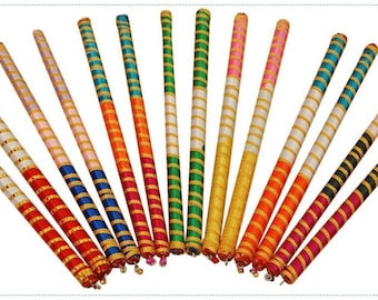 Wholesale Dandiya Sticks on Sale ,Embracing the Joyous Spirit of Dandiya, the Enthralling Gujarati Folk Dance Celebrated during Navratri"