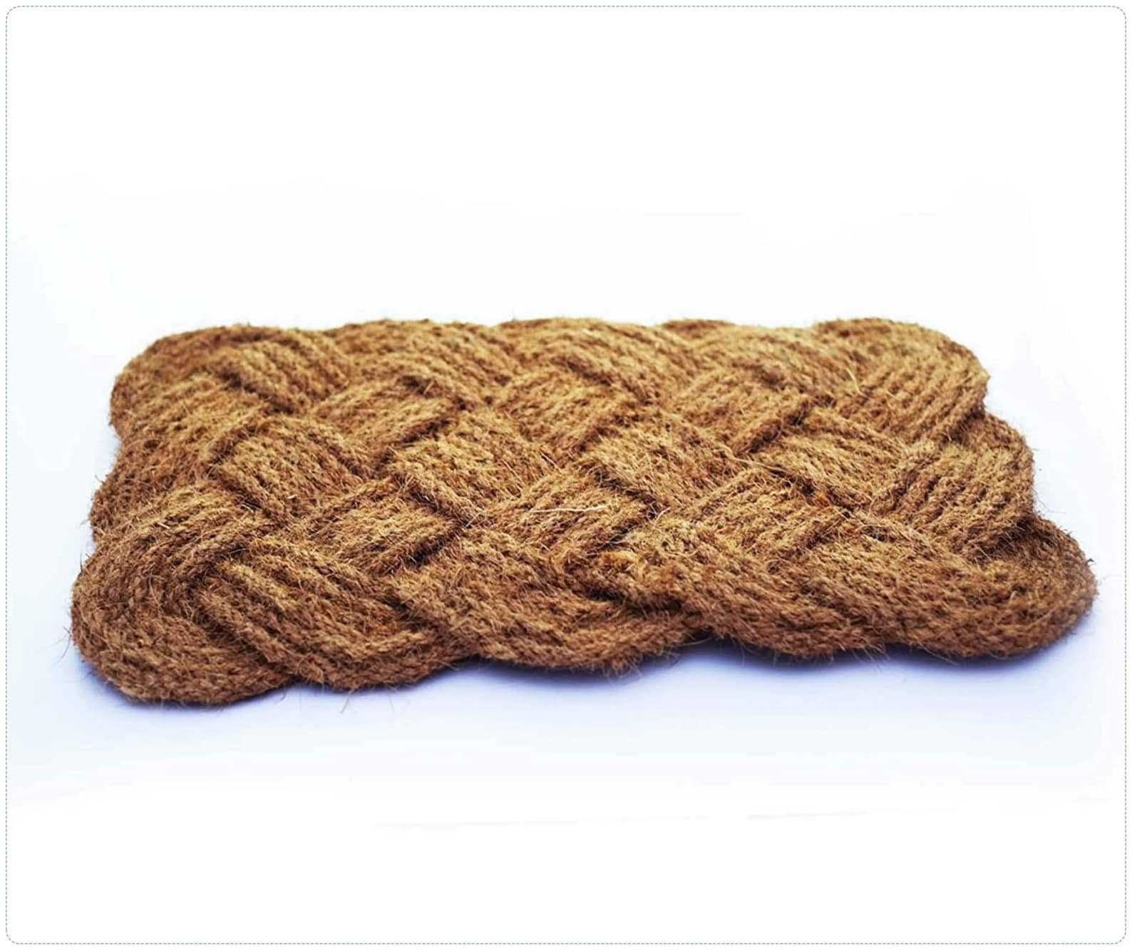 Natural Coir Rope Woven Doormat 40 x 60 cm Pack of 1 100 Etsy