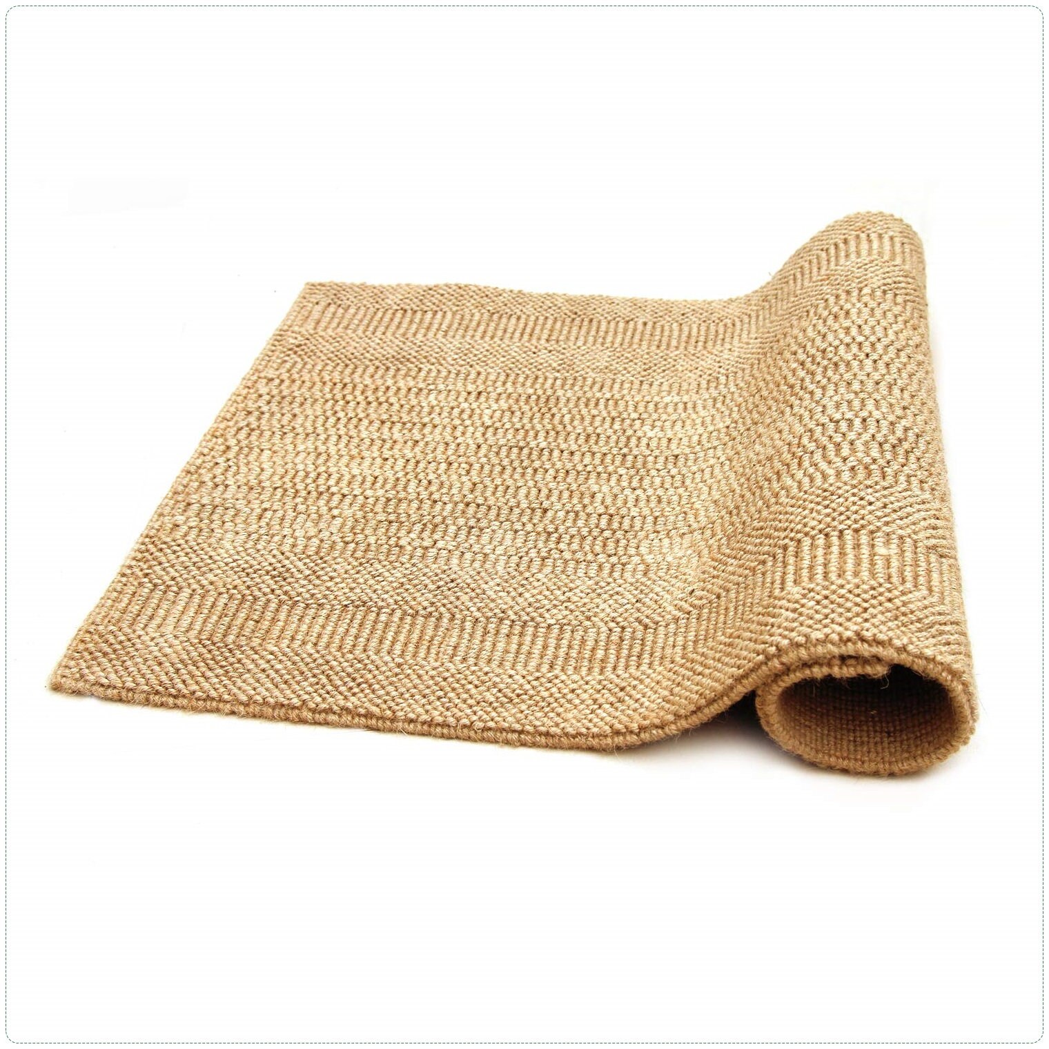 Abstract Meditation Jute Mat Beige Jute 60 x 90 cm Etsy