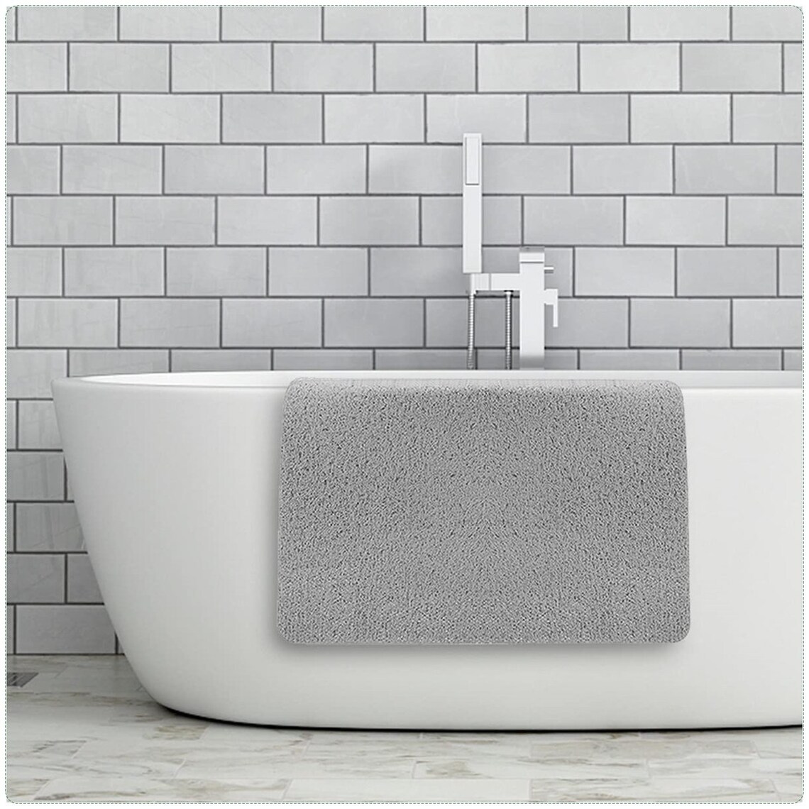 Soft Textured Bath Shower Tub Mat 24 x 16 Inch Non Slip Etsy