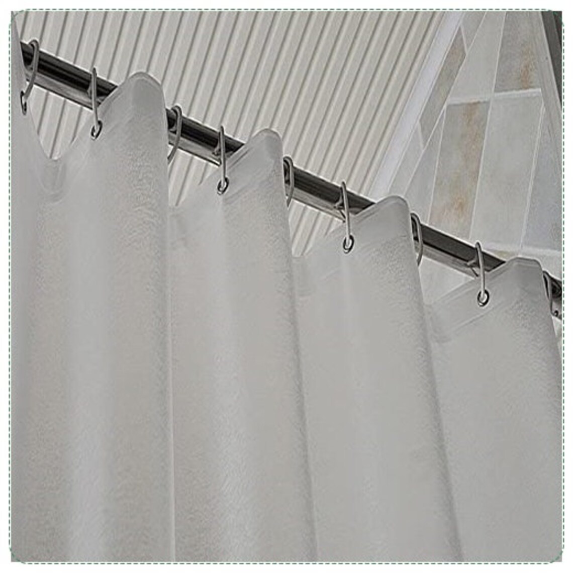 Frosted Shower Curtain Liner Eva Extra Long Shower Curtain 72 Etsy