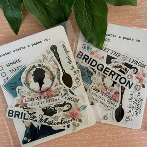 Your Grace Bridgerton Sticker or Magnet Packs Feat Lady Whistledown, & other Characters, Gifts for Bridgerton Fans, Netflix Series image 2