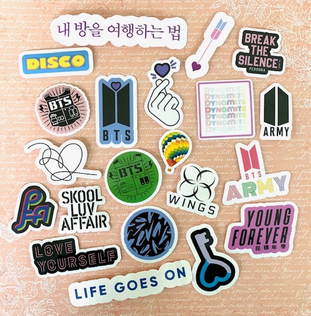 Btsの車用ステッカー - Etsy 日本