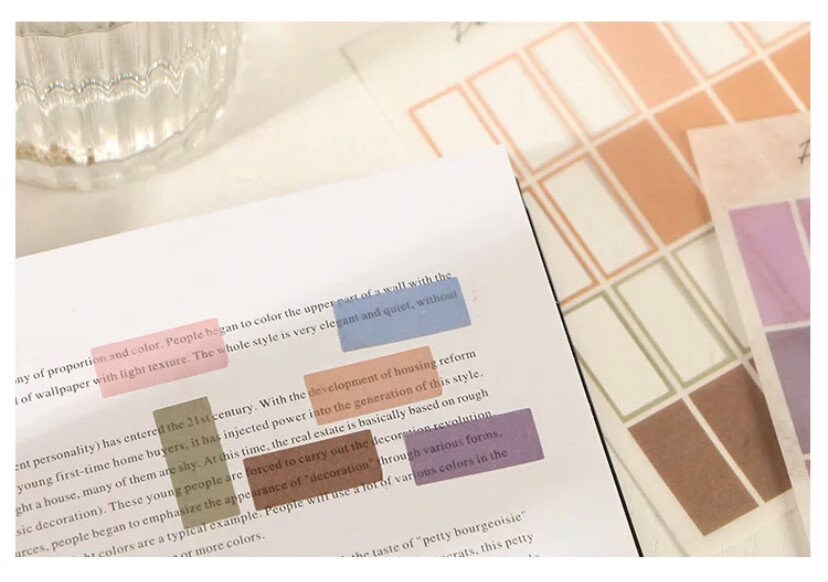 Washi Tape Dots Checklists Tabs in Neutral Natural Earth | Etsy