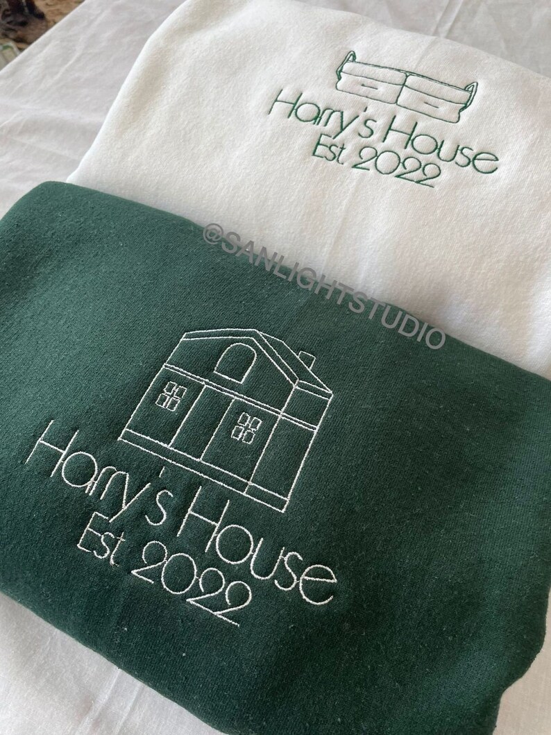 Harry's House Embroidered Sweatshirt, Harry's House, Harry House, Harry house Crewneck, Harry House Shirt 