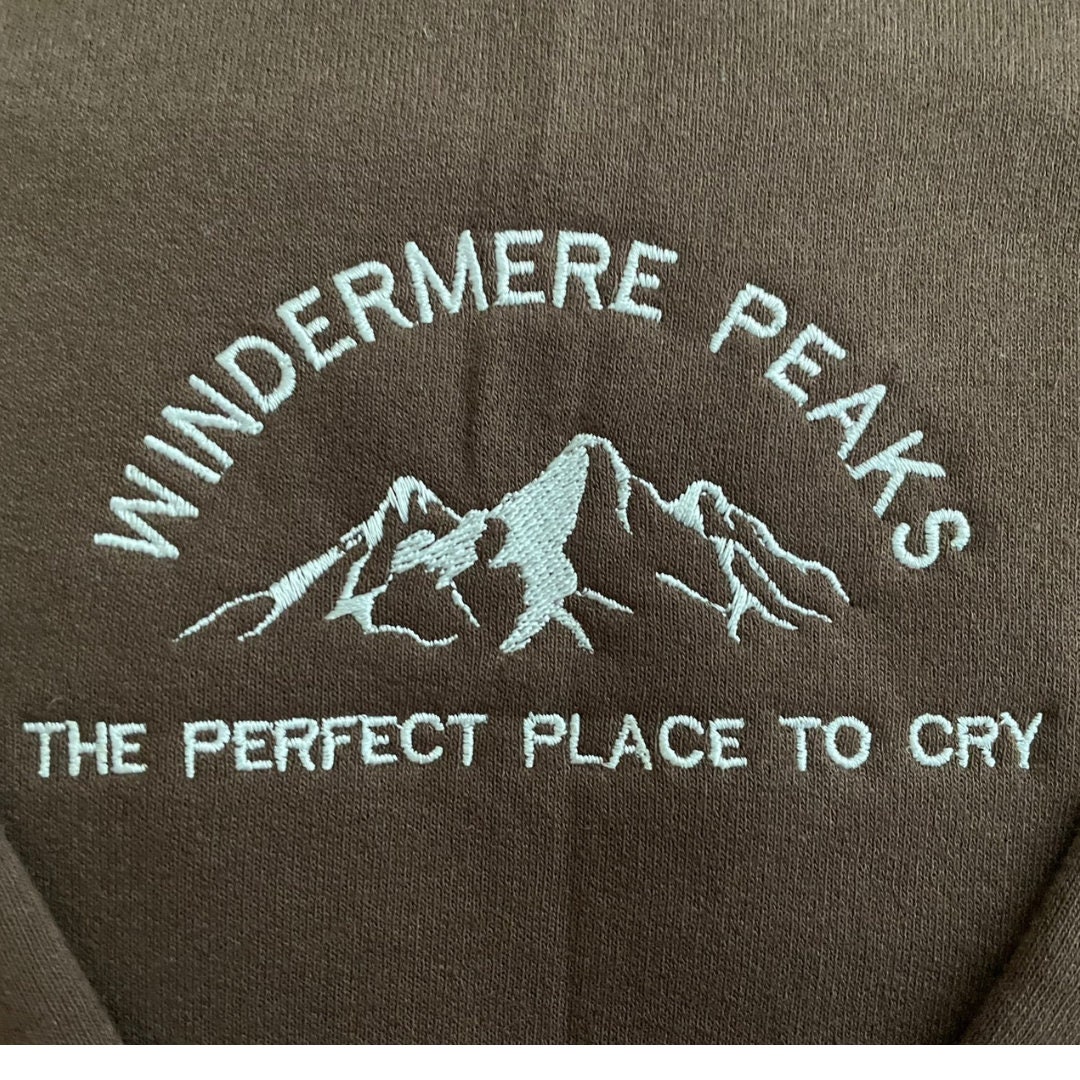 Windermere Peaks Embroidered Sweatshirt, Take Me to the Lakes ...