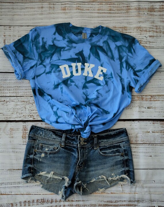 Blue DUKE Tie Dye T-shirt | Etsy