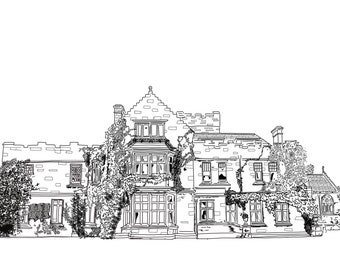 Illustration d'Ellingham Hall en téléchargement numérique