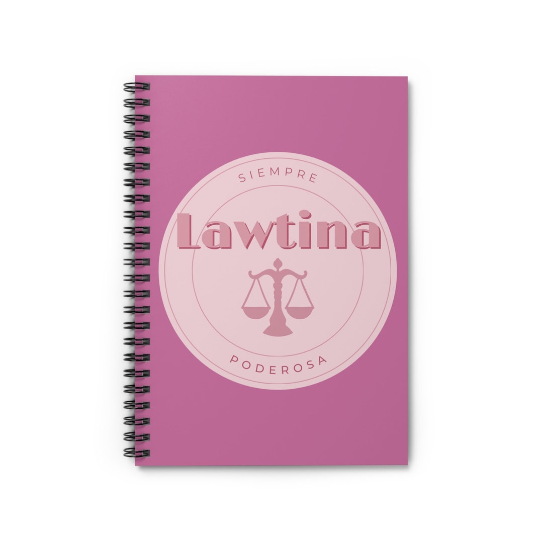 Lawtina - Spiral Notebook - Ruled Line | Legal Law Student Grad Lawyer ...