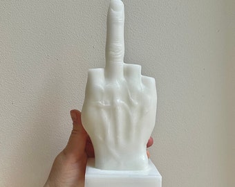 Die Mittelfingerkerze - Handkerze - MITTELFINGER hausgemachte Kerzen, lustige Kerzen, Wohnkulturgeschenk, Geburtstagsgeschenk