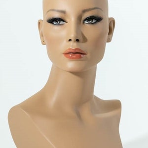Asian Mannequin Head Female Wig Display Heads from VaudevilleMannequins.com Kinsley CLOSEOUT-ONLY 5 LEFT. image 2