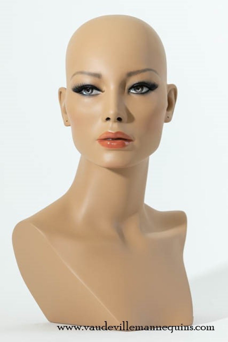 Asian Mannequin Head Female Wig Display Heads from VaudevilleMannequins.com Kinsley CLOSEOUT-ONLY 5 LEFT. image 2