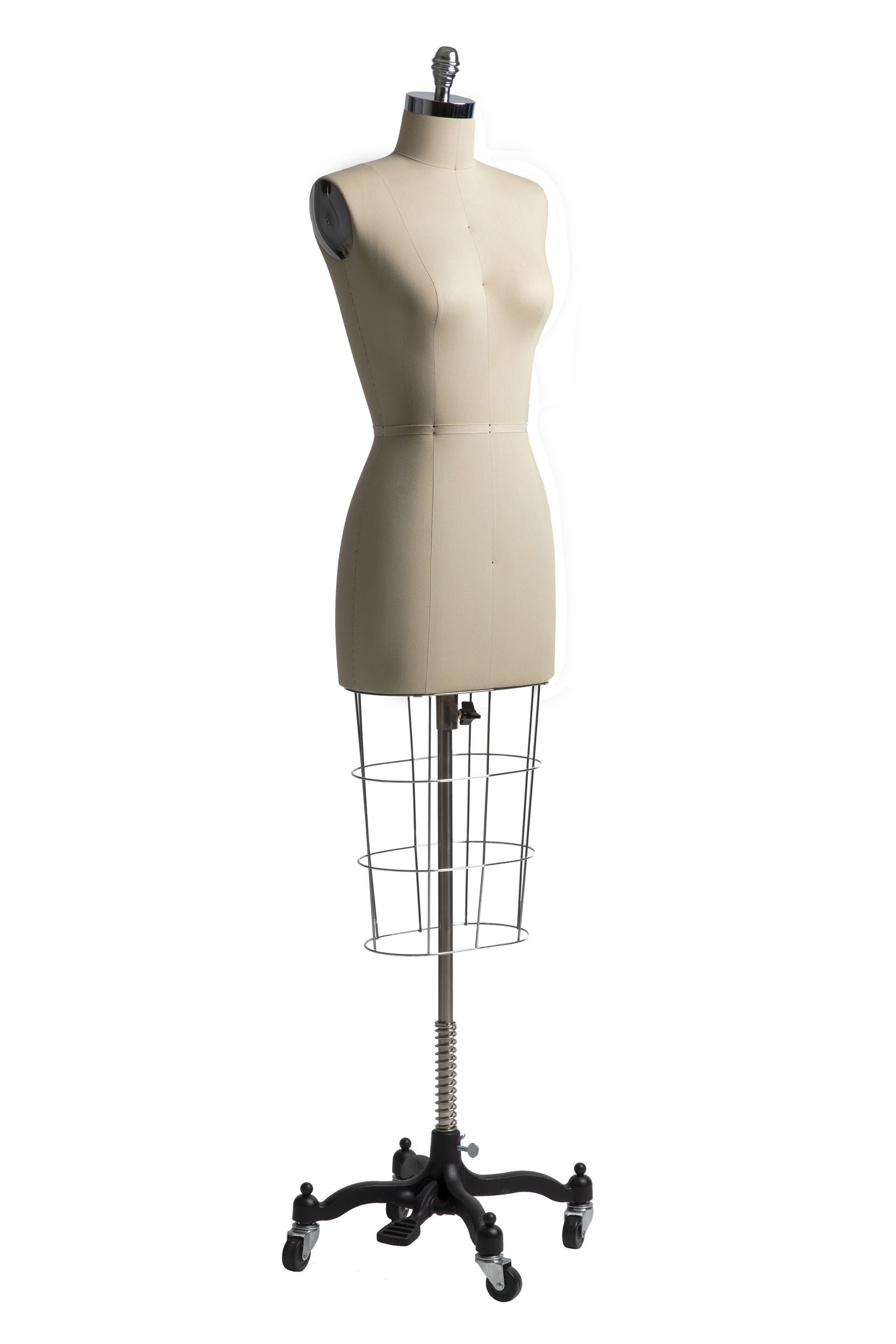 Half Scale Professional Female Full Body Dress Form (Miniform) w/  Removable Arms