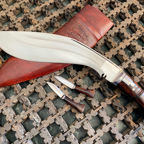 Handmade 38CM Long WW II Panawal Angkhola Kukri-Gurkha Khukuri-Kukri Knife from Nepal