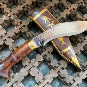 6 inches long Leaf Dhankute Wooden khukuri-Handmade kukri-Gurkha knife-Machete Knives-Khukri Blades-Machete Kukris-kukri house image 1