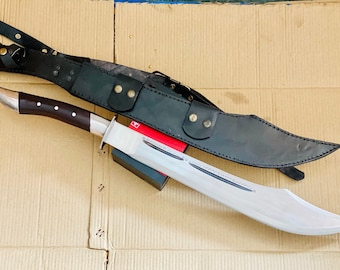 20 inches Long Viking Sword-Machete-Handmade Clever-Hand Forged Knives-Well Tempered Blade-kukri knife-Custom blades from Nepal