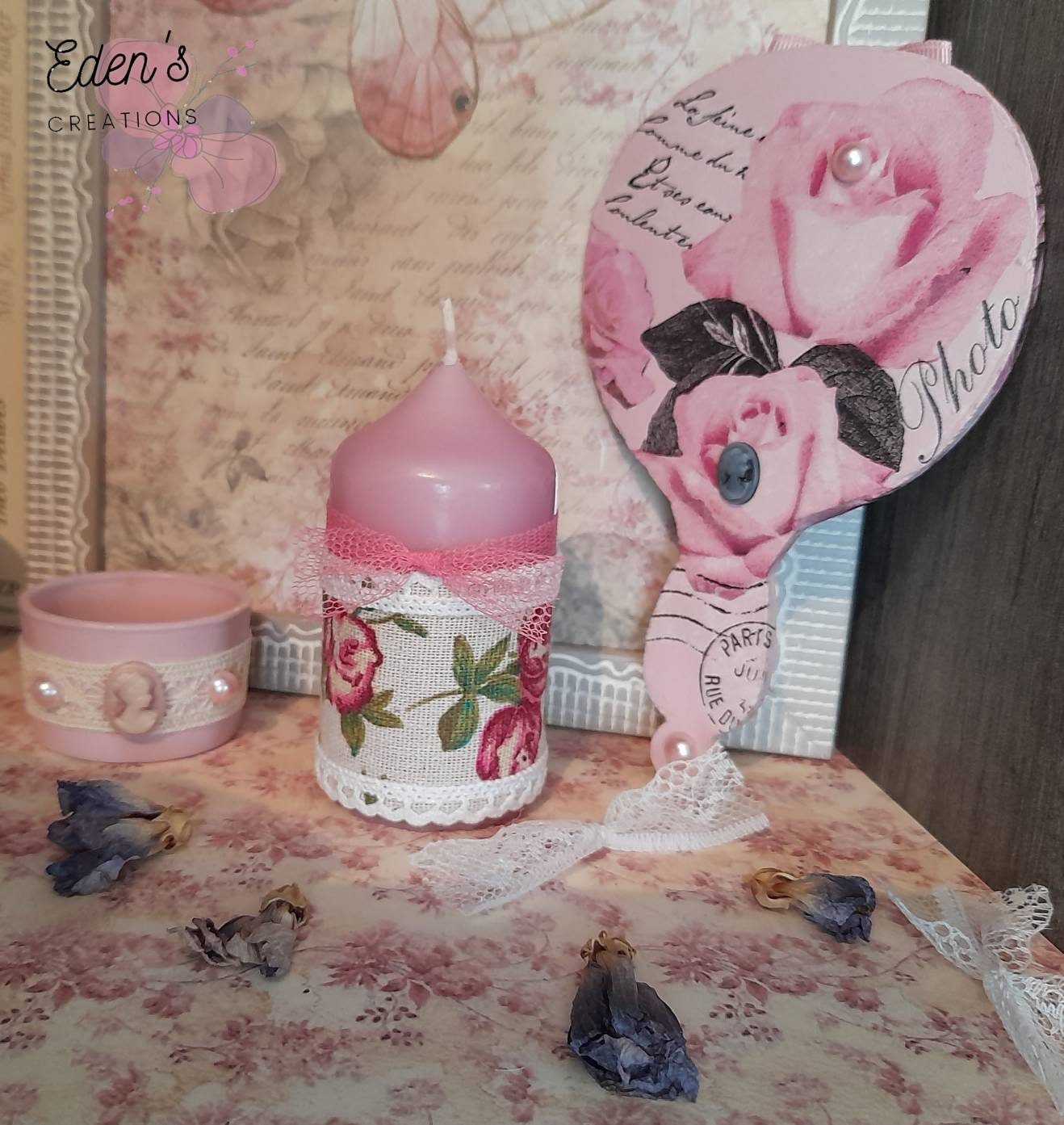 Petite Bougie Shabby Chic