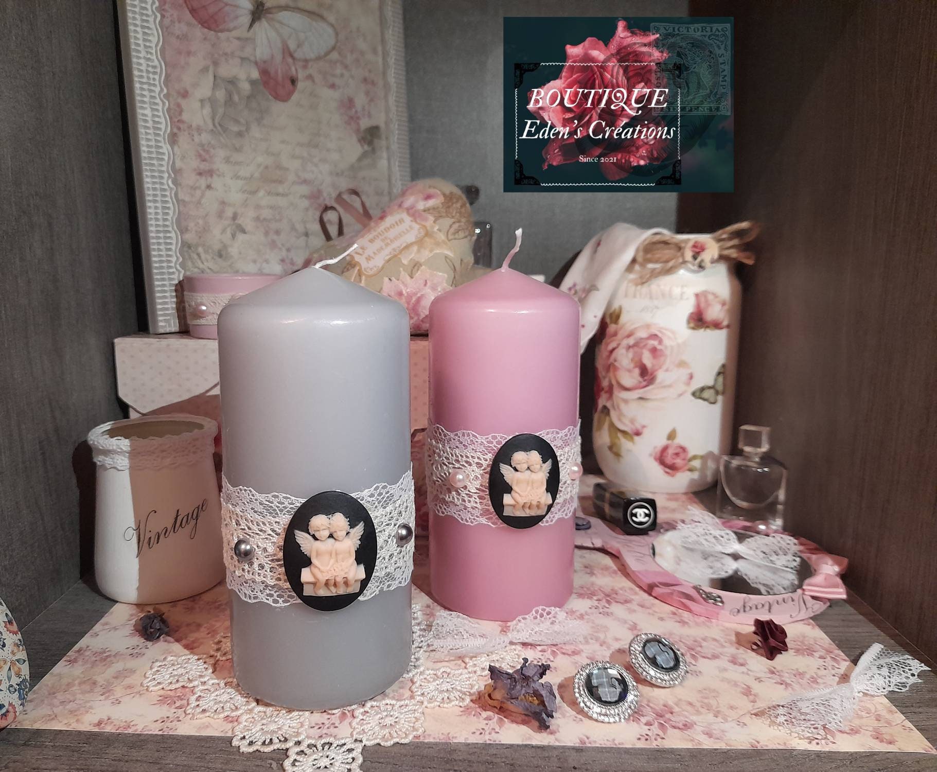 Bougie Mélanie..heaven Scent.. Heaven Sent