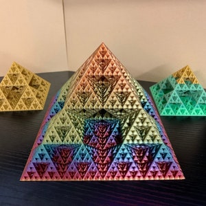 Fractal Pyramid Tons of Sizes and Colors Artist's Choice