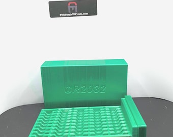 CR2032 Battery Organizer- Holds 50- Choice of Colors