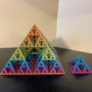Fractal Pyramid Tons of Sizes and Colors Rainbow (See Note)