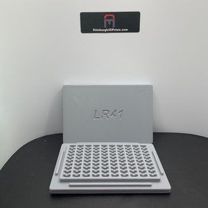 LR41 Battery Organizer- Holds 100- Choice of Colors