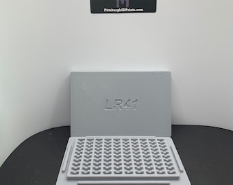 LR41 Battery Organizer- Holds 100- Choice of Colors