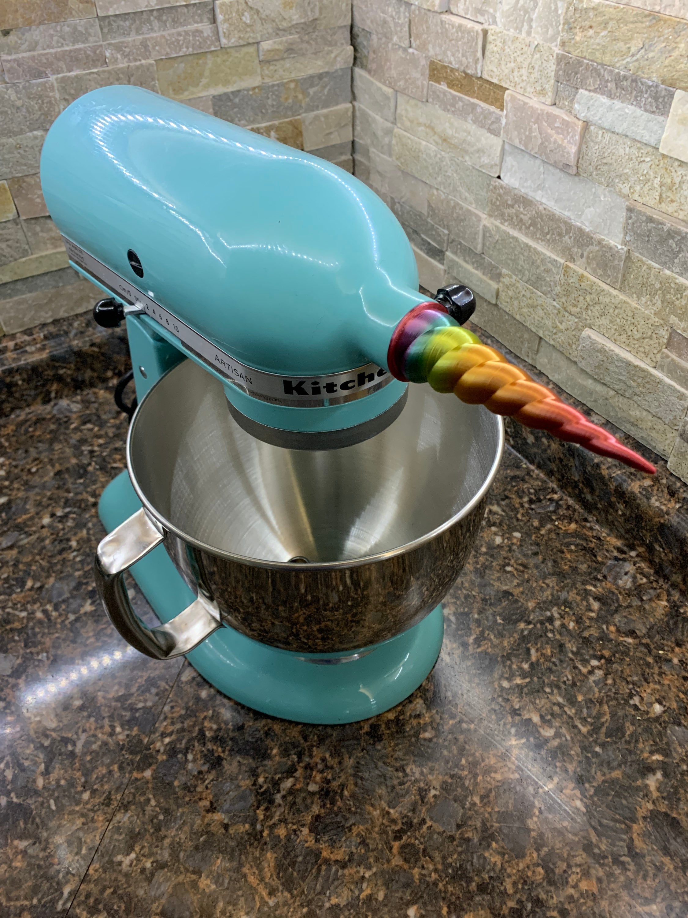 KitchenAid Classic Large Solid Turner, Aqua Sky