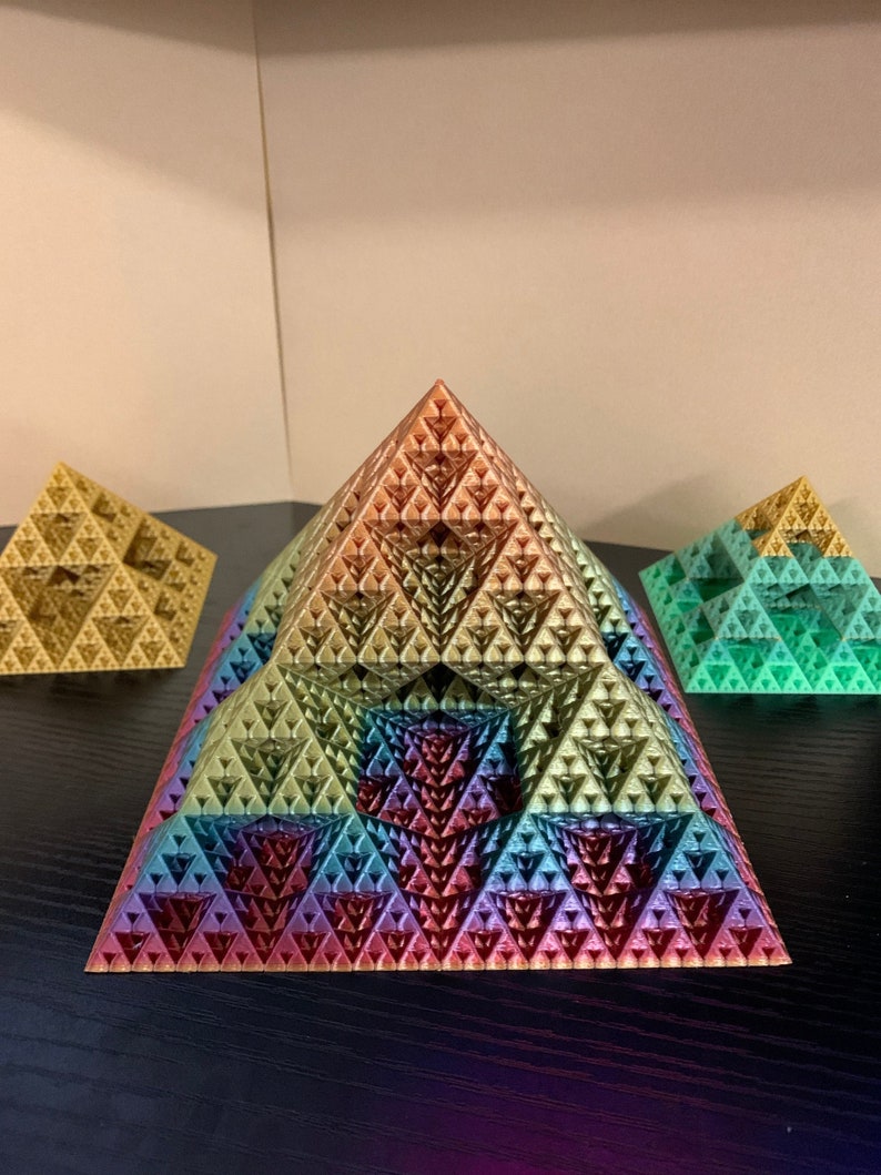 Fractal Pyramid Tons of Sizes and Colors Artist's Choice