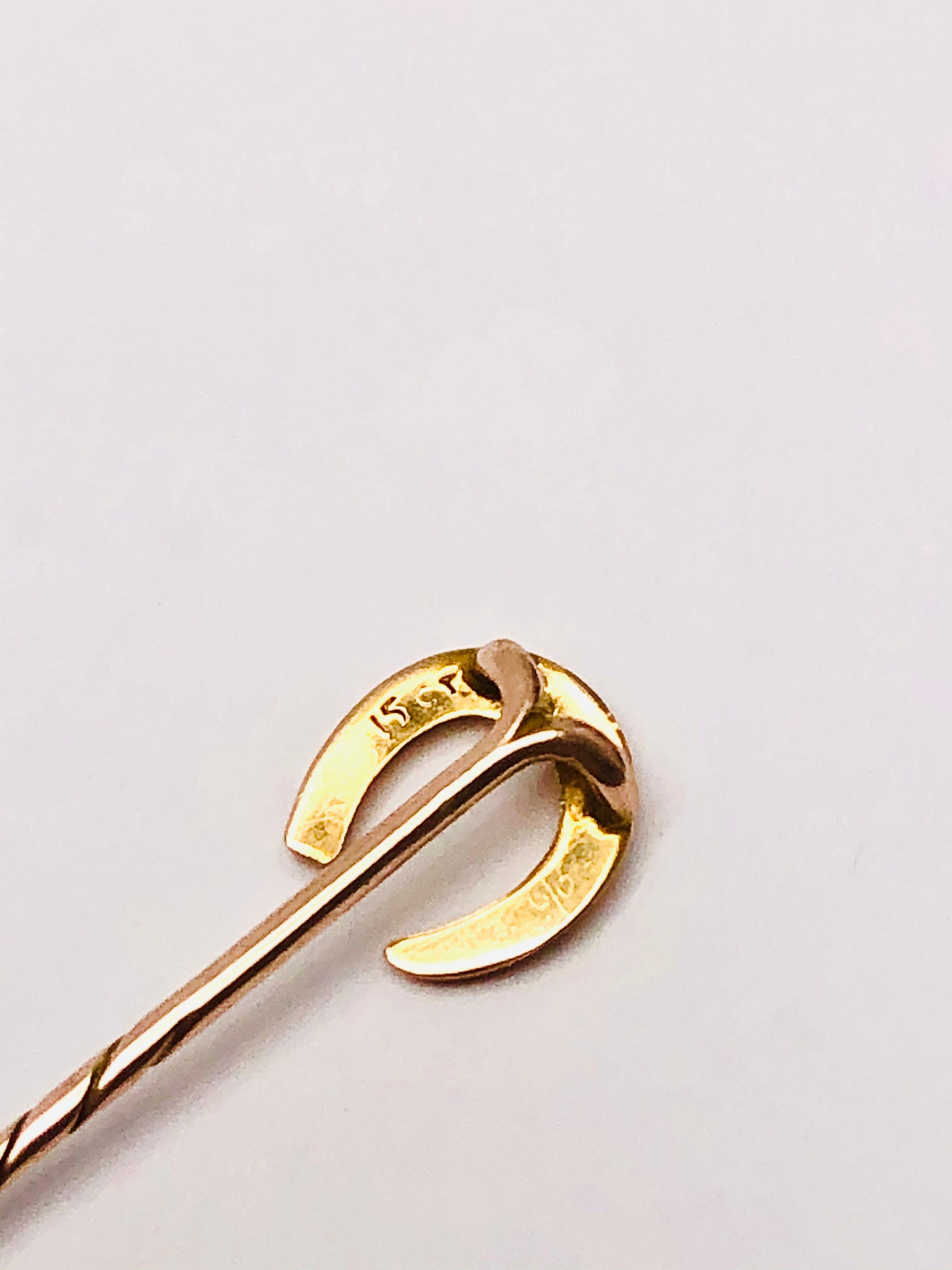 Antique Victorian 15ct Gold Horseshoe Stick Pin Brooch Etsy