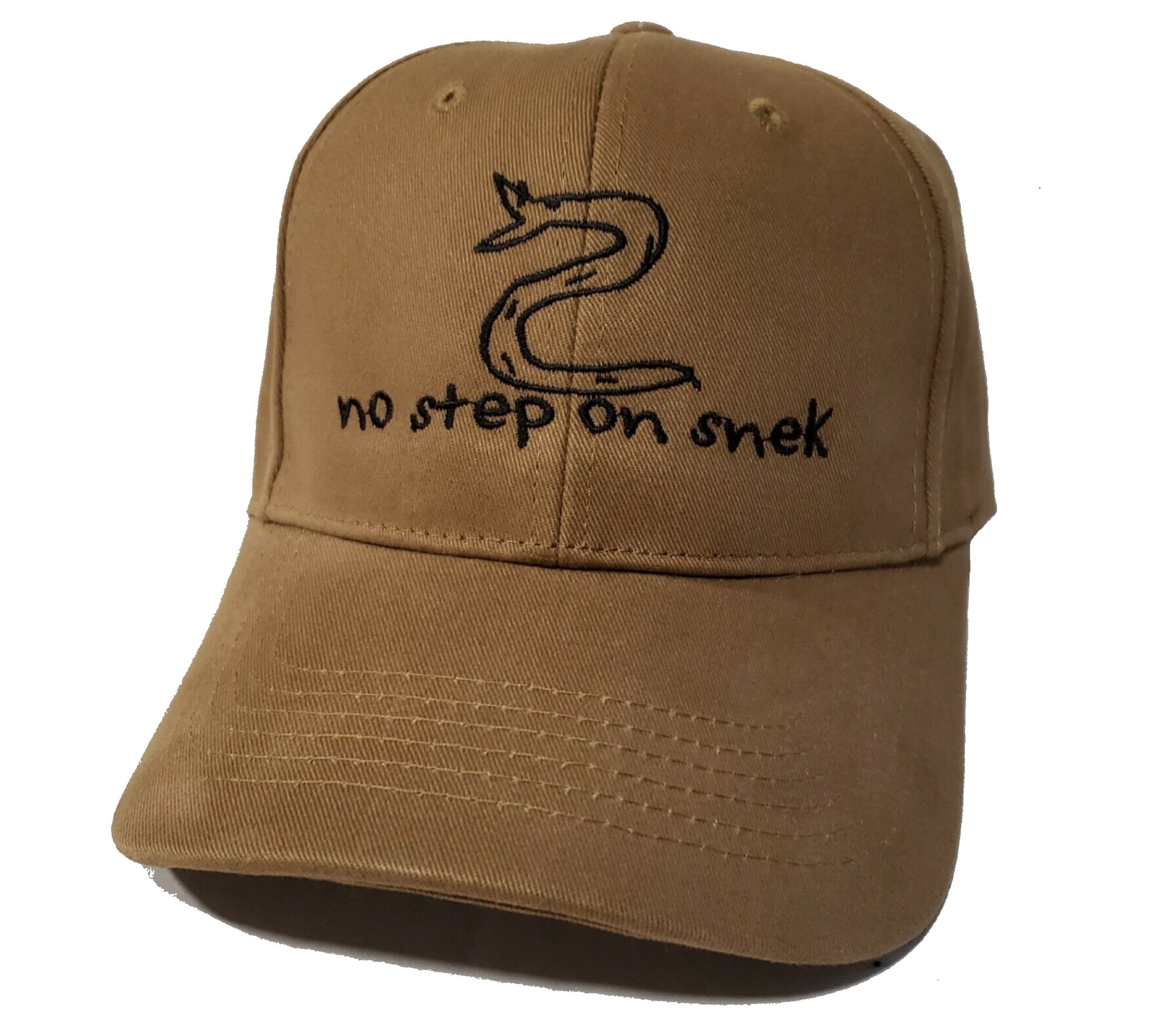 帽子 S cap half heart THEREDTHREAD No Step on Snek - Gadsden Don't Tread on Me Parody Fun Cap