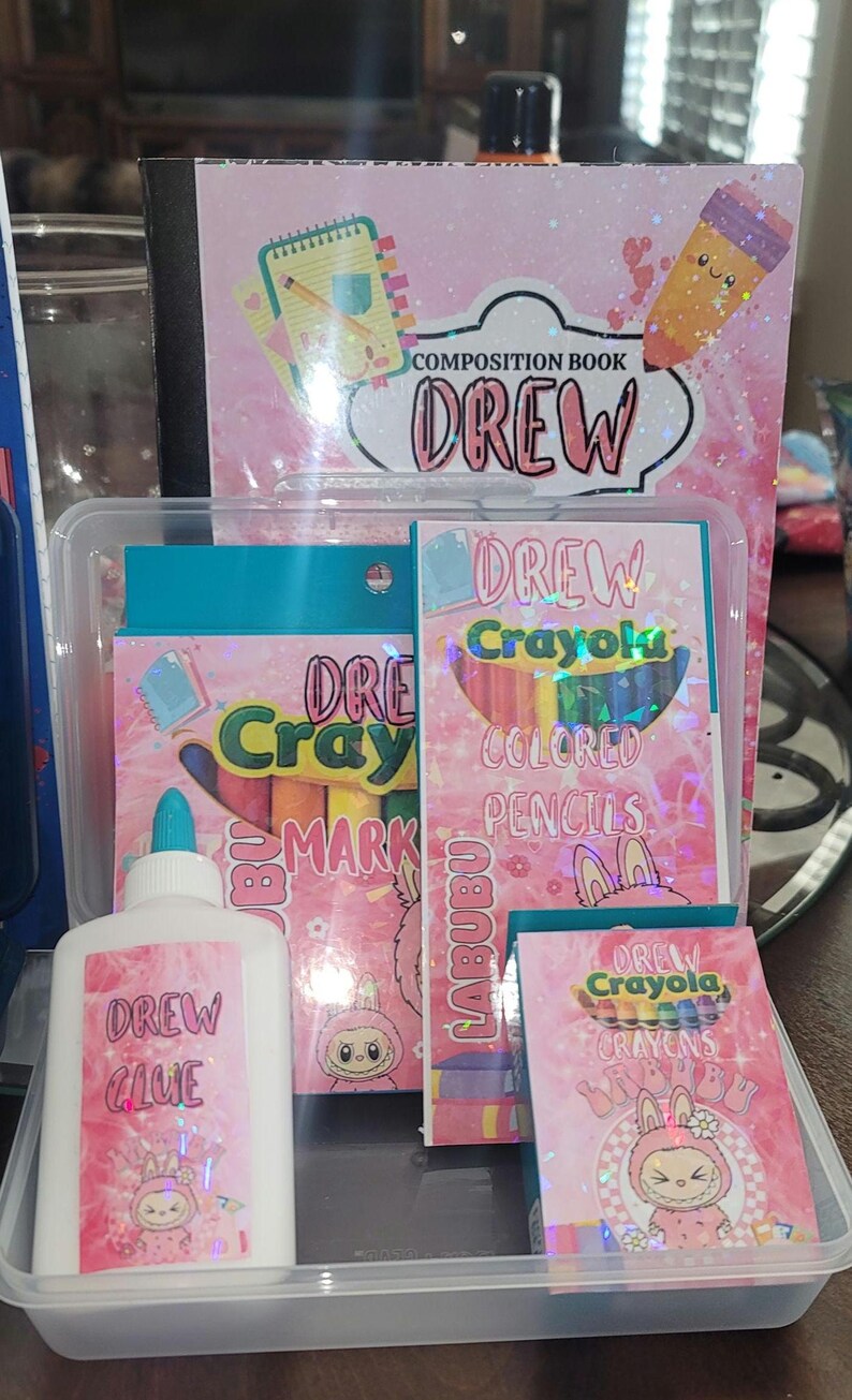 Personalized Back to School Supply Set - Etsy