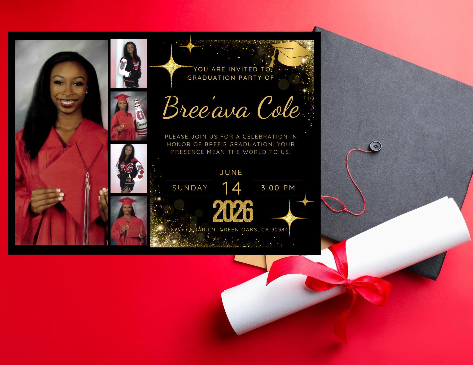 Personalized Custom Graduation Invitations - Etsy