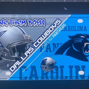 NFL License Plate/Family Divided