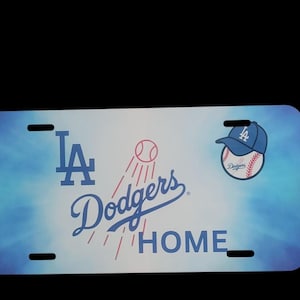 Dodgers Vanity License Plate
