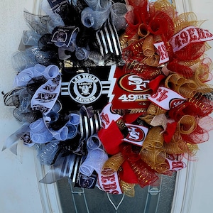 Family Divided NFL Wreath